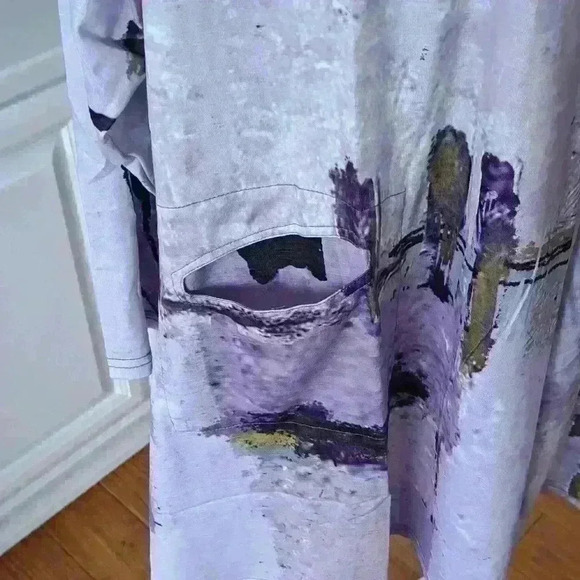 3 Potato Open Cardigan - Colors: Lavenders, Greens, Browns - Size: S - Picture 2 of 7